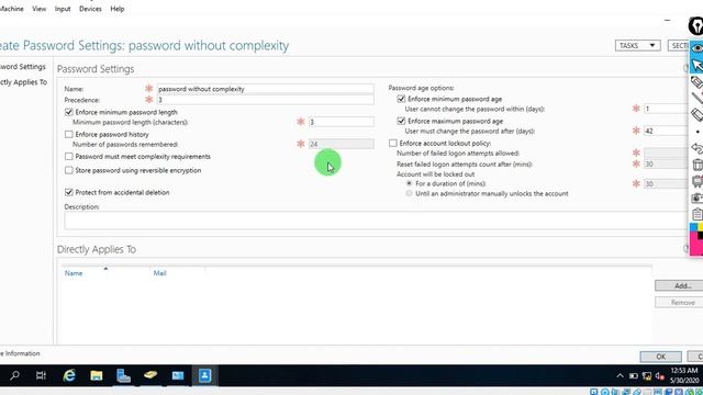 15. how to change Password Without Complexity | MCSA Training 2019 смотреть онлайн