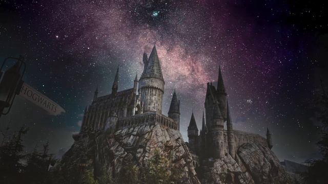 Harry Potter Music & Ambience - Stary Calm Night At Hogwarts With Relaxing Music