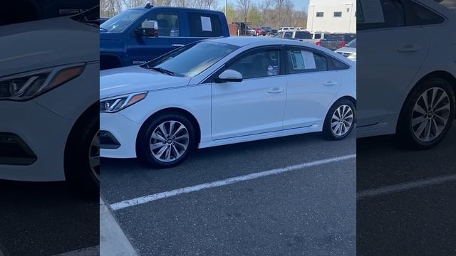 2017 Hyundai Sonata Sport Quartz White Pearl One Owner trade-in Lifetime Powertrain Warranty !!!!! смотреть онлайн