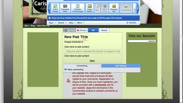 Web Presence Builder Site: How To Add Functionality (Part 3/3)