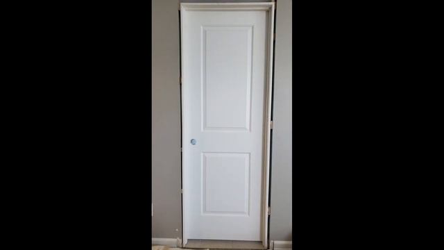 Door installation between Master Bedroom & Bathroom. Установка двери между главной спальней и ванно смотреть онлайн