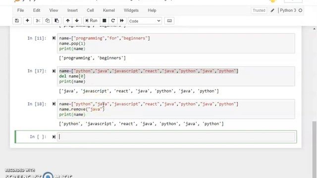 When to use append insert pop del remove in Python 03 |Practical Demonstration In Urdu |Hindi смотреть онлайн