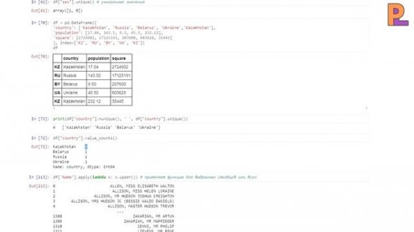 Основы Pandas Python | Series, DataFrame И Анализ Данных