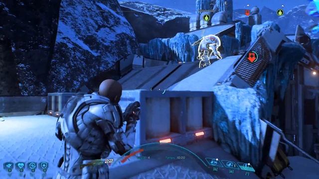 Mass Effect Andromeda multiplayer map: Firebase Icebreaker, 4K unlock fps смотреть онлайн