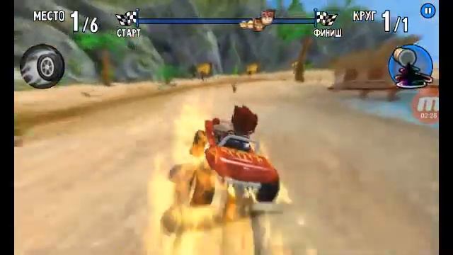 Играем в игру Beach Buggy Recing смотреть онлайн