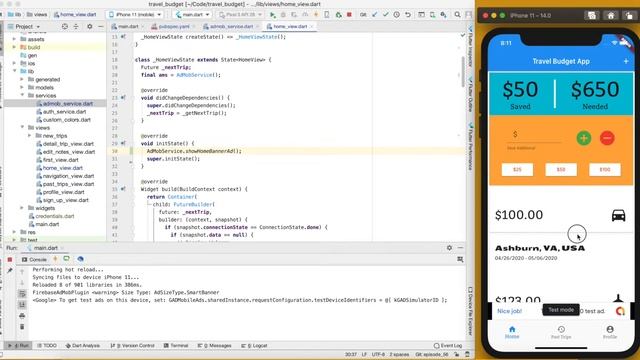 (Ep 56) Setup AdMob Banner Ads In Flutter with firebase_admob смотреть онлайн