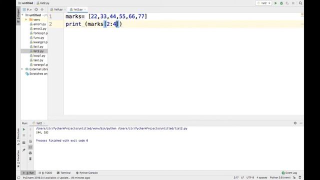 Use of list data type in python смотреть онлайн