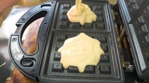 Венские вафли. Самые вкусные  и быстрые. Рецепт на кефире. Десерт за 10 минут.