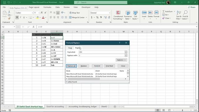 EXCEL Keyboard Shortcuts смотреть онлайн