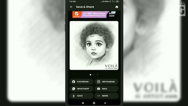 Ai pencil sketch portrait tutorial || Ai photo editing mobile apps 2023 || digital mg смотреть онлайн
