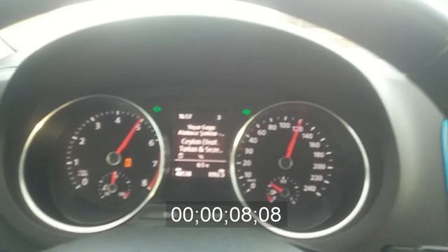VW Polo 1.2 TSi Stage 2 0-180 Acceleration (Winter Tires) смотреть онлайн