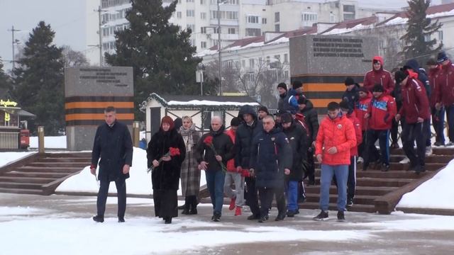 Бокс на Волге 2023. Возложение цветов. смотреть онлайн