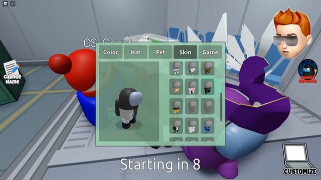 НУБ против ПРО против ЧИТЕРА против БОГА в Амонг ас 3d | Among as Roblox смотреть онлайн