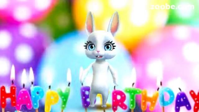 Zoobe Зайка, С днем рождения тебя, я поздравляю! смотреть онлайн