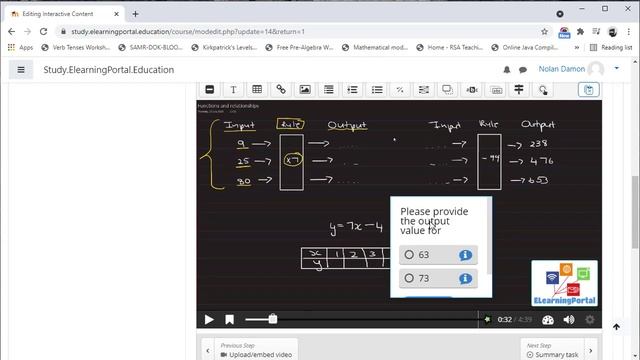 Moodle Interactive Mathematics Video смотреть онлайн