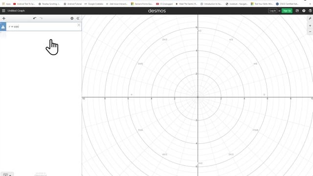 Desmos - Graphing In Polar Coordinates