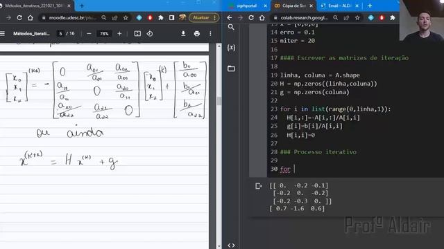 Implementação do método de Gauss-Jacobi em python смотреть онлайн