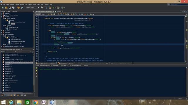 Java Date Difference Calculator 2016 Java Training смотреть онлайн