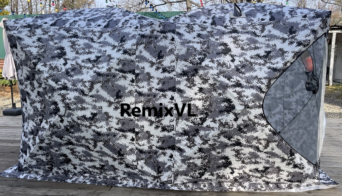 магазин RemixVL: Видео обзор Палатка зимняя 3-х слоя утеплённая куб 200х400х215см traveltop CT-1621A смотреть онлайн