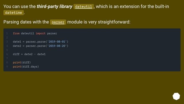 Difference between two dates in Python смотреть онлайн