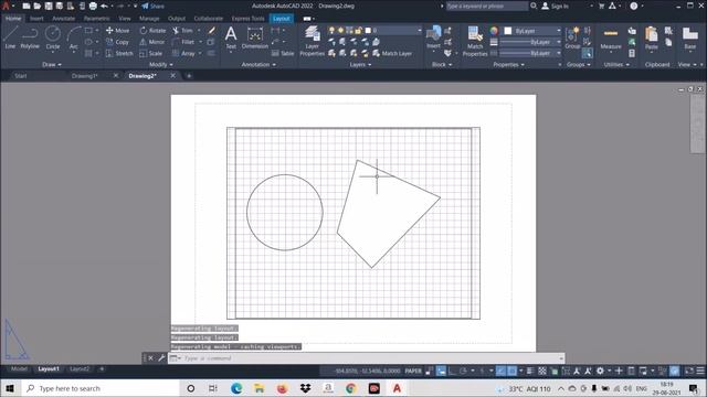 Autocad Tutorial 2022: 14.Region,wipeout,donut,revision cloud смотреть онлайн