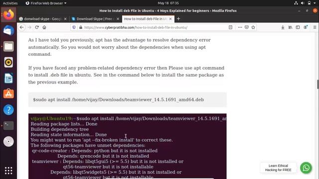 How to install deb files in Ubuntu 20.04 complete guide смотреть онлайн
