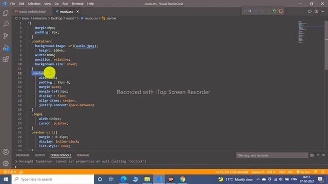 Music Player by using HTML , CSS , JAVA SCRIPT смотреть онлайн