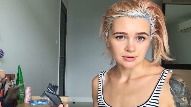 Beauty HAND MADE #1 | Осветление волос, blonde мытье и тонирование в домашних условиях | смотреть онлайн