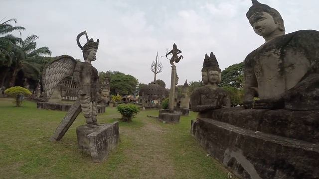 Buddha Park - Vientiane - Laos смотреть онлайн