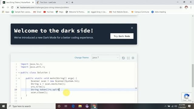 Java String Tokens Hackerrank Solution in Hindi смотреть онлайн