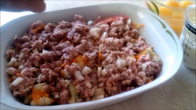 Запеканка Вкусная запеканка из цветной капусты Простой рецепт запеканки смотреть онлайн