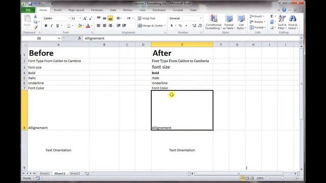 Your Door to formatting in Excel 2010, Excel for Starters-session 2 смотреть онлайн