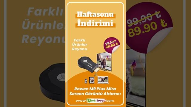 Rowen M9 Plus Mira Screen Görüntü Aktarıcı смотреть онлайн