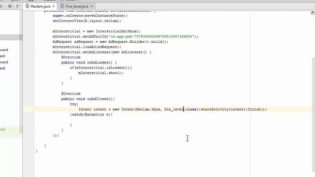 Создание игр для Android: 52. Переход из уровня с рекламой на 6 уровень смотреть онлайн