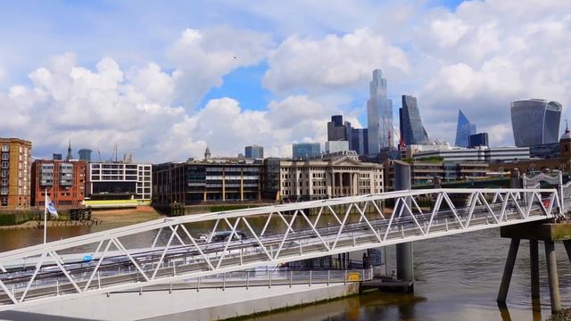 4K LONDON WALKING TOUR | A walk along the River Thames смотреть онлайн