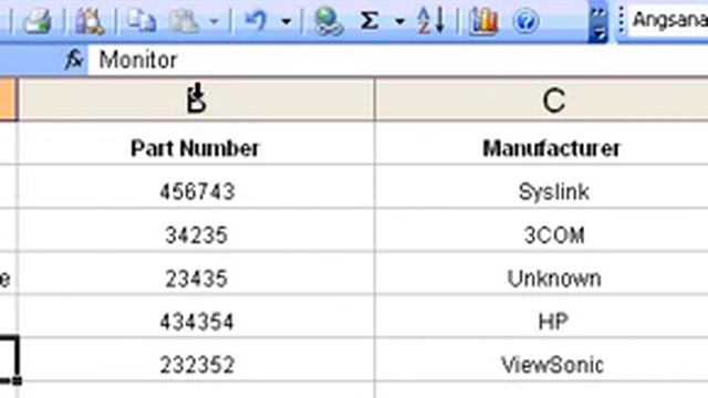 Microsoft Office Excel 2003 Set a column width on a righttoleft worksheet смотреть онлайн
