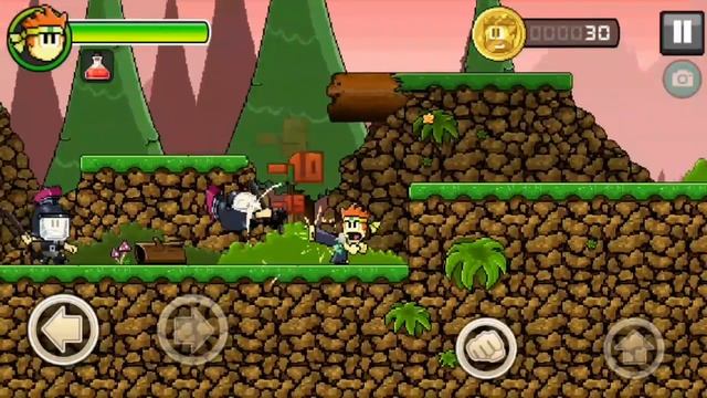 Приключения с Даном.Прохождение андроид игры Dan The Man.#1 смотреть онлайн