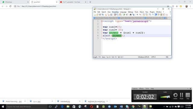 Beginner Javascript Tutorial Part 3 adding two numbers смотреть онлайн