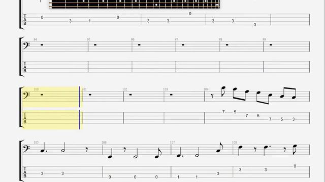 Clapton, Eric Layla BASS GUITAR TAB смотреть онлайн