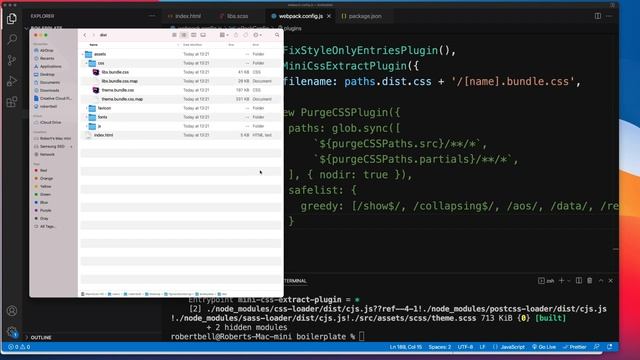 Bootstrap 5 & Webpack 4 Boilerplate Full Build: Configure PurgeCSS (Part 13) смотреть онлайн