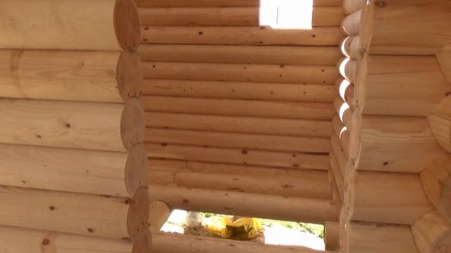 Сруб Дома 8.0х8.0м. с террасой с обрешёткой "Никольское". Цена в СПб 756.284 руб. смотреть онлайн