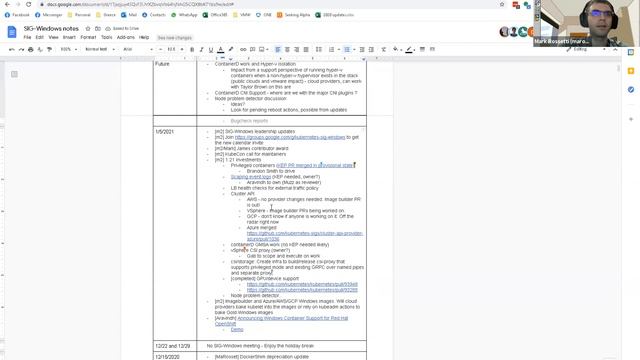 Kubernetes SIG Windows 20210105 смотреть онлайн