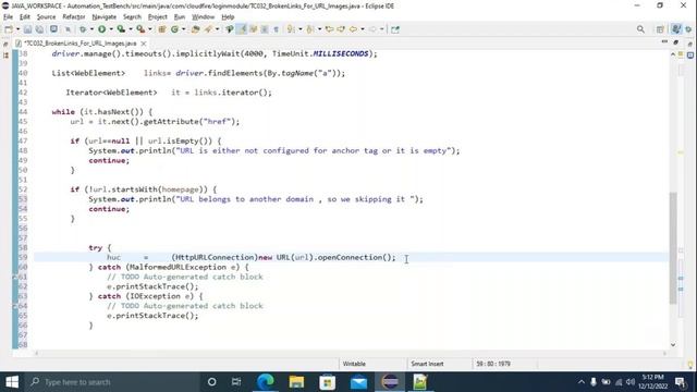 Day52 Find All/Broken links using Selenium Webdriver || Find All/Broken links in Images смотреть онлайн