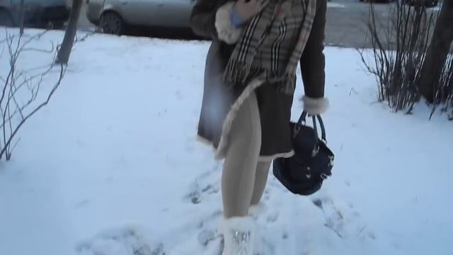 OOTD Winter Day крещенские морозы в дубленке