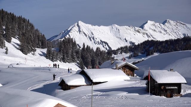 [4K] Villars, Switzerland - 2021