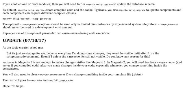 Magento: When exactly to use php bin/magento setup:upgrade (2 Solutions!!) смотреть онлайн