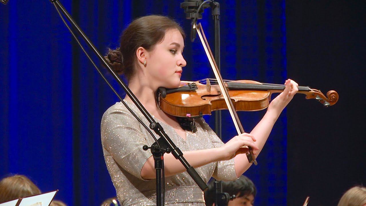 А.Хачатурян – Концерт для скрипки с орк., III часть. Солистка – Юлия Суликова. Дирижёр – А. Семёнов смотреть онлайн