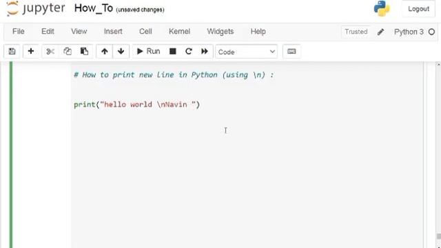 How to print new lines in Python. смотреть онлайн