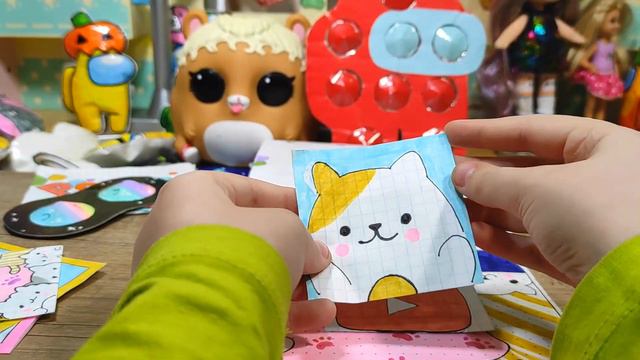 Бумажные сюрпризы! POP IT антистресс! КОТОФОН Приложения! Начивки Пятерочка! Nyuta Play