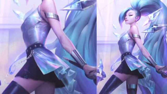 СЕРАФИНА ИЗ K/DA "ALL OUT" 2D образ League of legends: Wild Rift смотреть онлайн